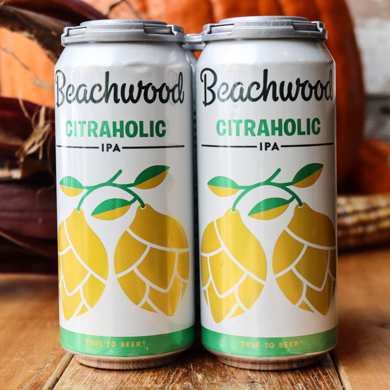 Beachwood Citraholic West Coast IPA 16 FL. OZ. 4PK Cans