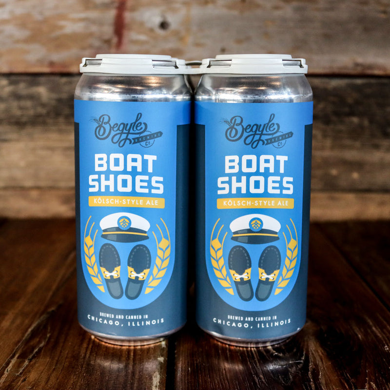 Begyle Boat Shoes Kolsch Style Ale 16 FL. OZ. 4PK Cans