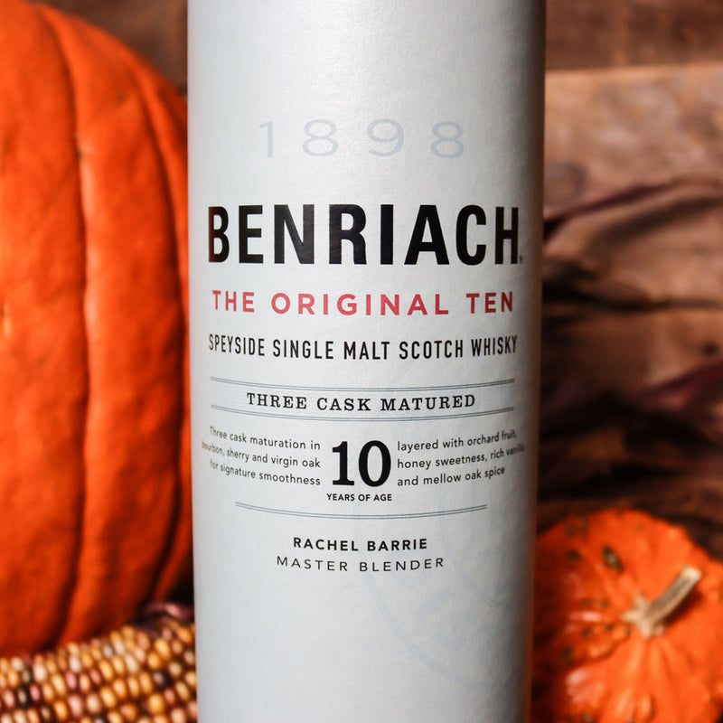 Benriach 10 Year Speyside Single Malt Scotch Whisky 750ml.