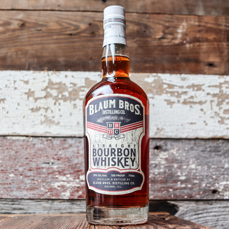 Blaum Bros. Straight Bourbon Whiskey 750ml.