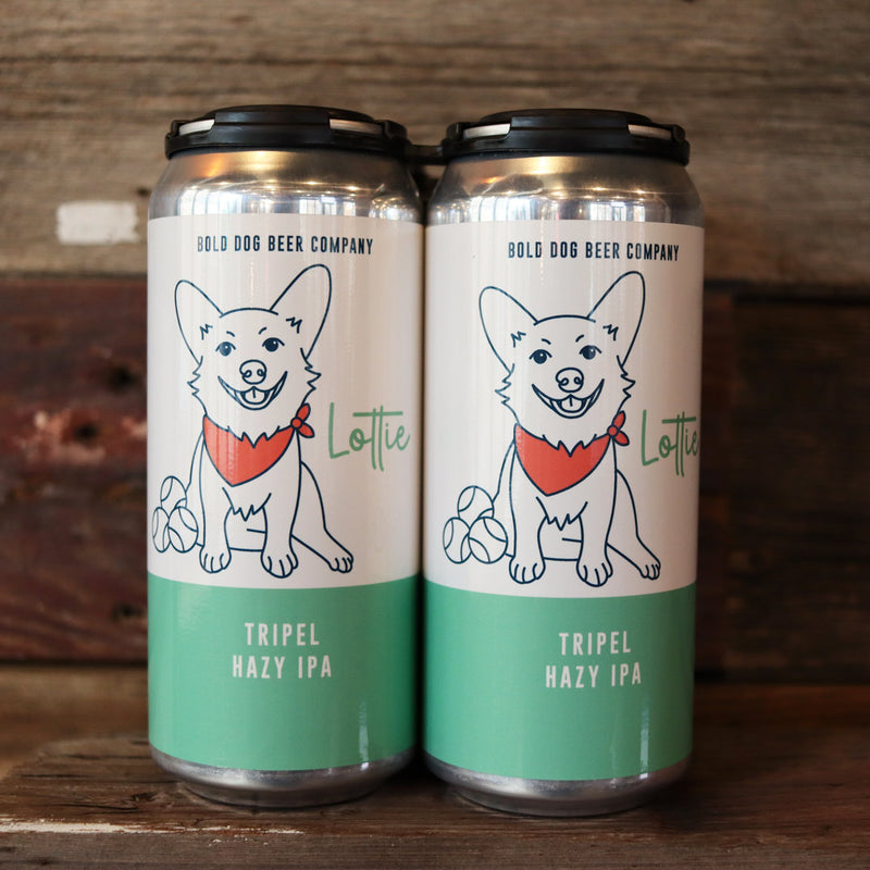 Bold Dog Lottie Tripel Hazy IPA 16 FL. OZ. 4PK Cans