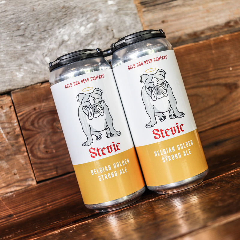 Bold Dog Stevie Belgian Golden Strong Ale 16 FL. OZ. 4PK Cans