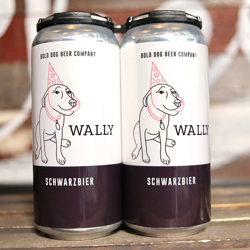 Bold Dog Wally Schwarzbier Dark Lager 16 FL. OZ. 4PK Cans