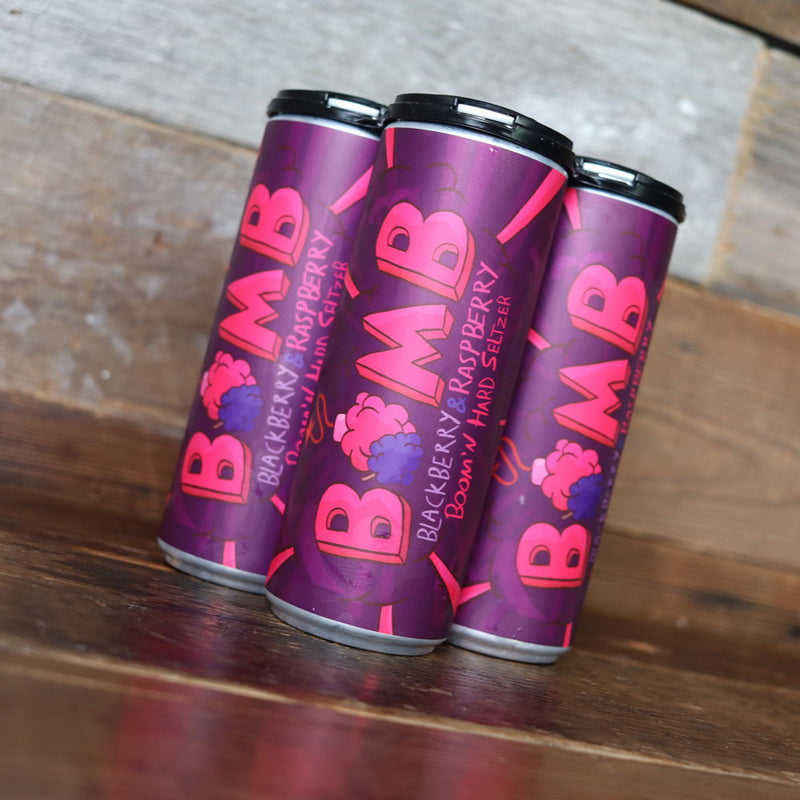 The Brewing Projekt BOMB Blackberry And Raspberry Hard Seltzer 12 FL. OZ, 4PK Cans