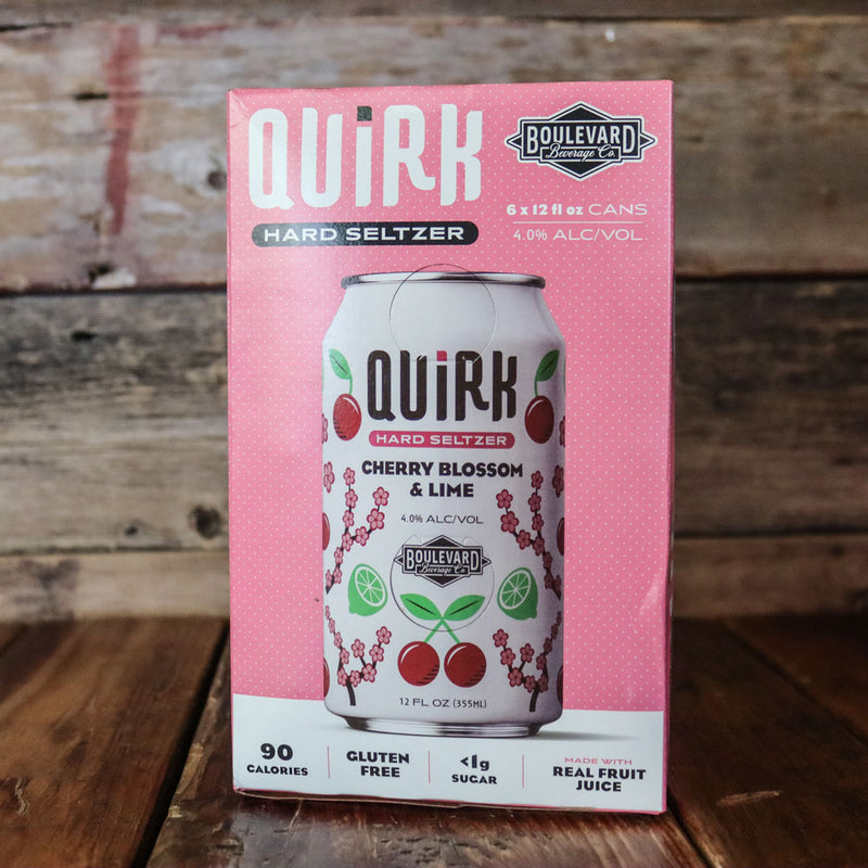 Boulevard Quirk Cherry Lime Hard Seltzer 12 FL. OZ. 6PK Cans