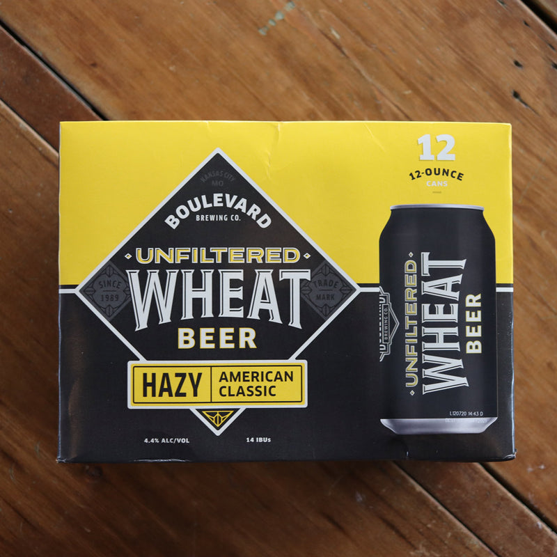 Boulevard Unfiltered Wheat 12 FL. OZ. 12PK Cans