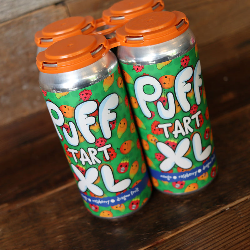 The Brewing Projekt Puff Tart XL Mango Raspberry Dragon Fruit 16 FL. OZ. 4PK Cans