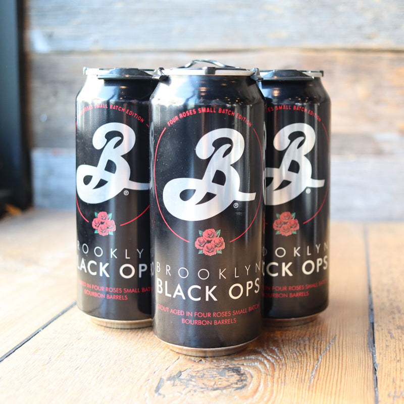 Brooklyn Black Ops Barrel Aged Stout 16 FL. OZ. 4PK Cans