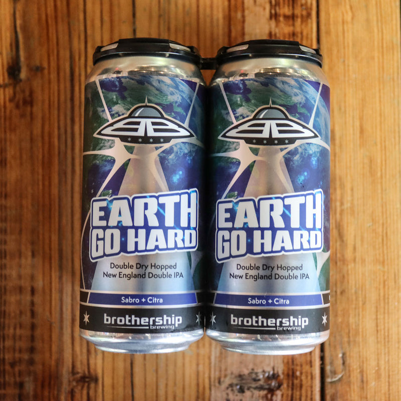 Brothership Earth Go Hard DDH New England DIPA 16 FL. OZ. 4PK Cans