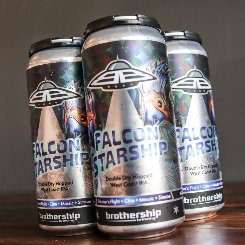 Brothership Falcon Starship DDH West Coast IPA 16 FL. OZ. 4PK Cans