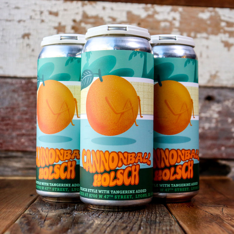 Buckledown Cannonball Kolsch w Tangerine 16 FL. OZ. 4PK Cans