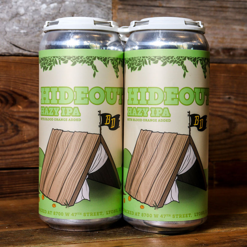 Buckledown Hideout Hazy IPA with Blood Orange 16 FL. OZ. 4PK Cans