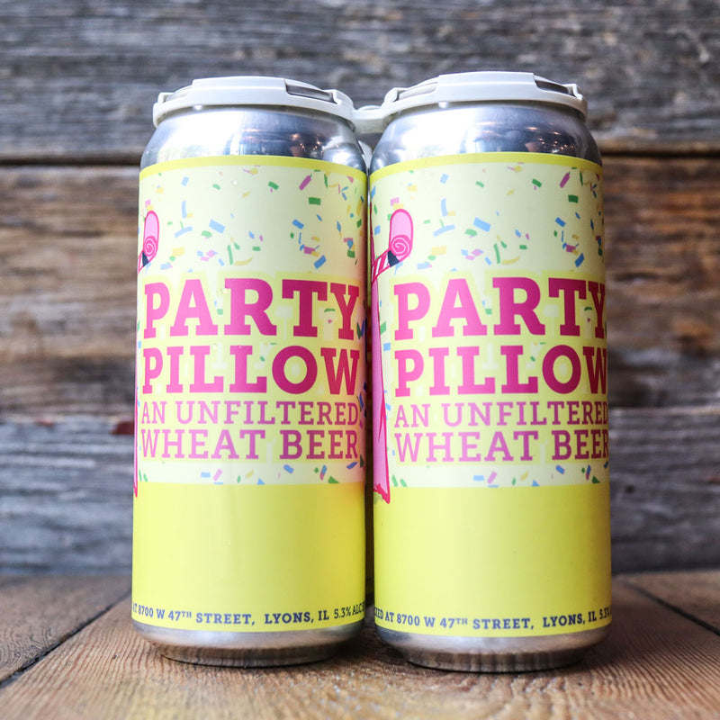 Buckledown Party Pillow Unfiltered Wheat Beer 16 FL. OZ. 4PK Cans