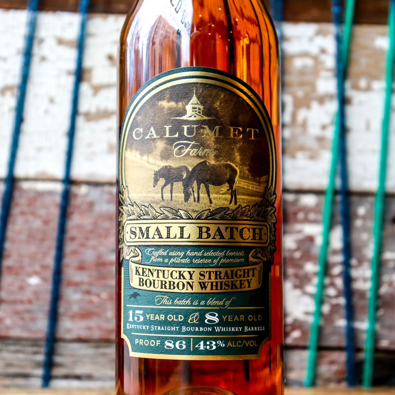 Calumet Farm Small Batch Bourbon Whiskey 750ml.