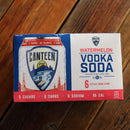 Canteen Watermelon Vodka Soda 12 FL. OZ. 6PK Cans