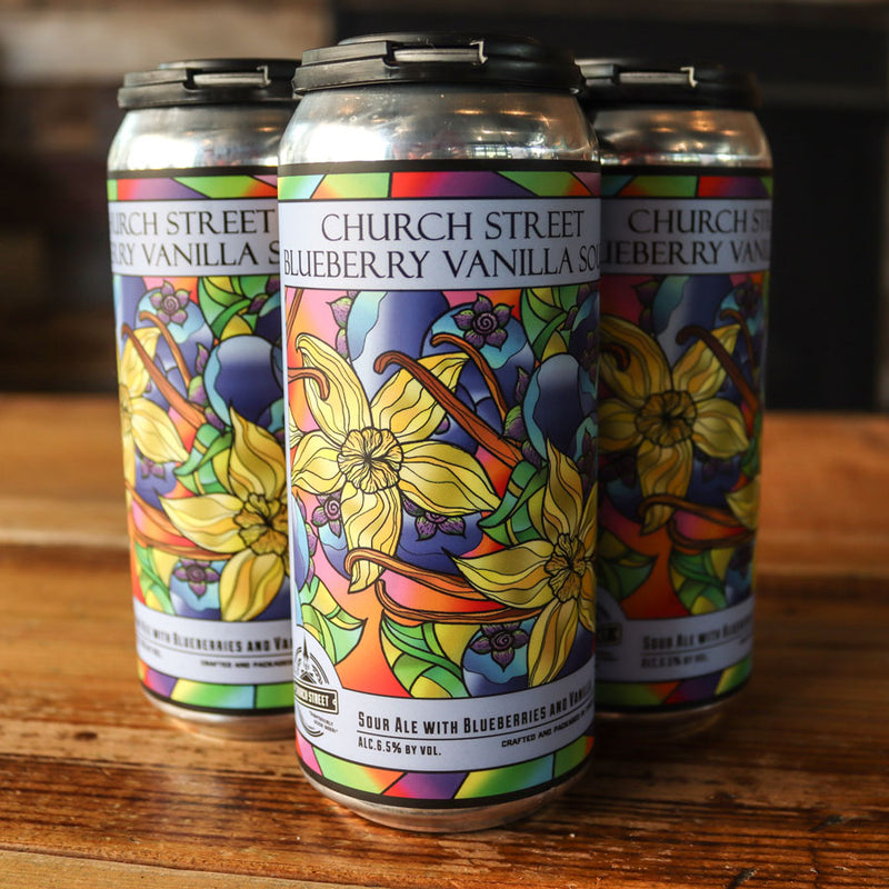 Church Street Blueberry Vanilla Sour 16 FL. OZ. 4PK Cans