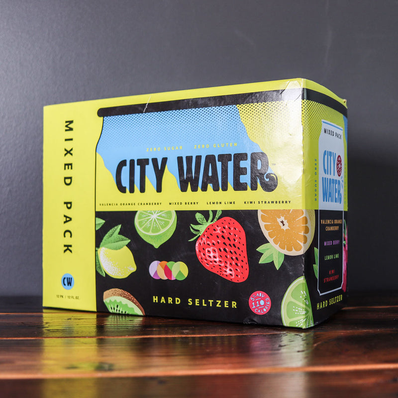 City Water Hard Seltzer Mixed Pack 12 FL. OZ. 12PK Cans