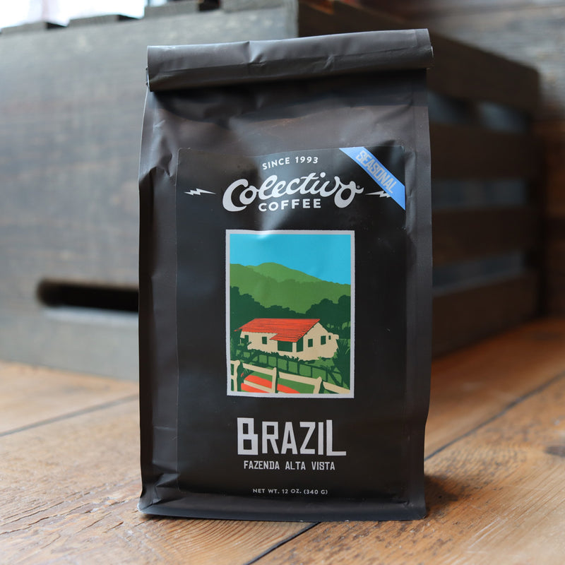 Colectivo Brazil Fazenda Alta Vista Whole Bean Coffee 12oz Bag