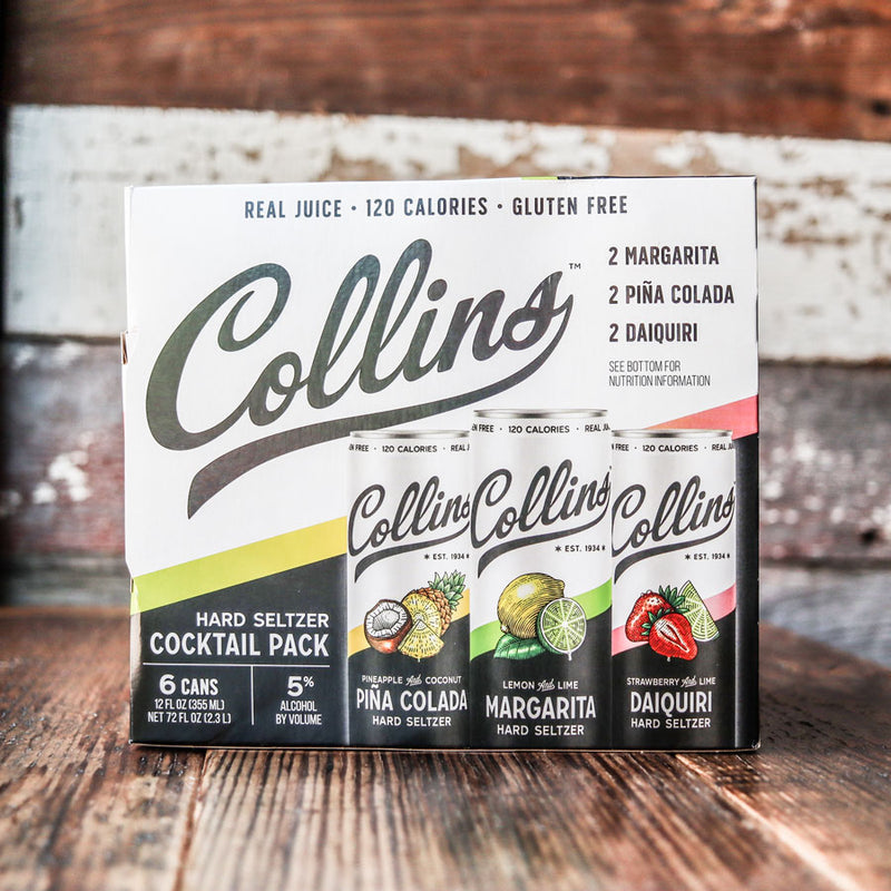 Collins Hard Seltzer Cocktail Pack 12 FL. OZ. 6PK Cans