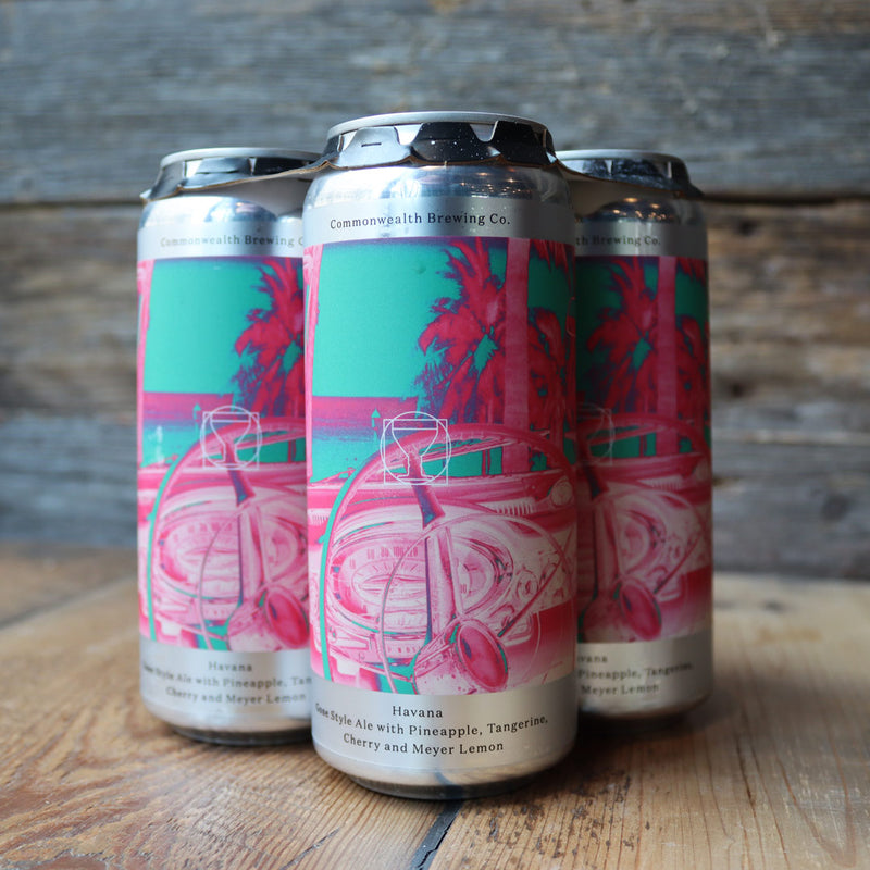 Commonwealth Havana Gose w/Pineapple, Tangerine, Cherry, & Meyer Lemon 16 FL. OZ. 4PK Cans