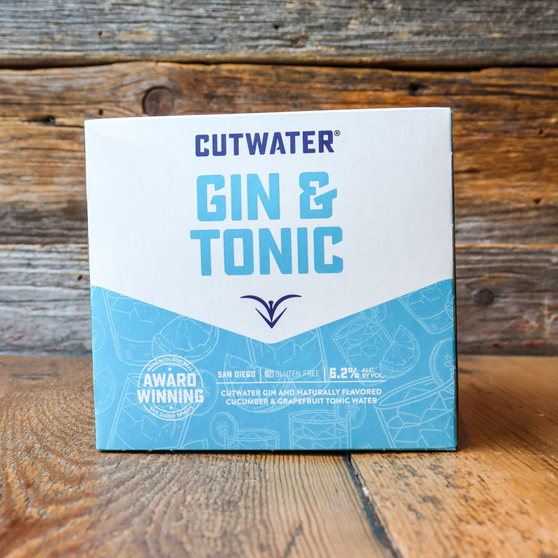 Cutwater Gin & Tonic 12 FL. OZ. 4PK Cans