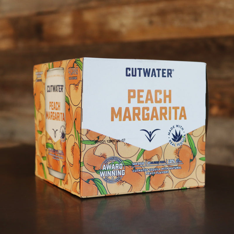 Cutwater Peach Margarita 12 FL. OZ. 4PK Cans