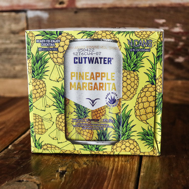 Cutwater Pineapple Margarita 12 FL. OZ. 4PK Cans