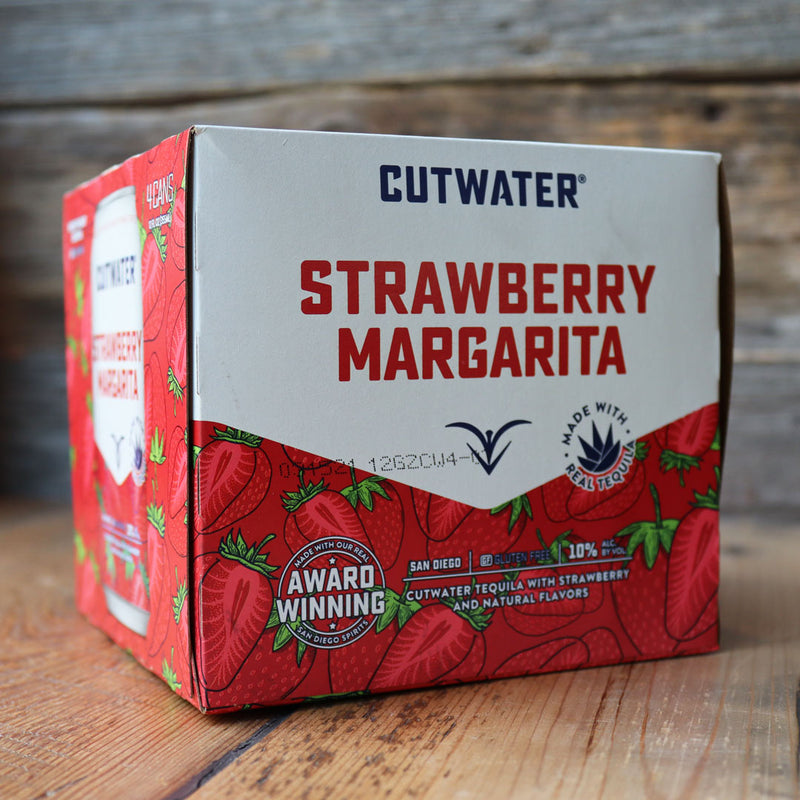 Cutwater Strawberry Margarita 12 FL. OZ. 4PK Cans