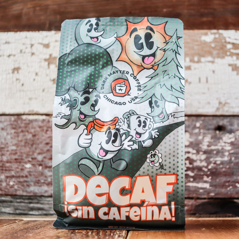 Dark Matter ¡Sin Cafeína! Decaf Whole Bean Coffee 12oz Bag