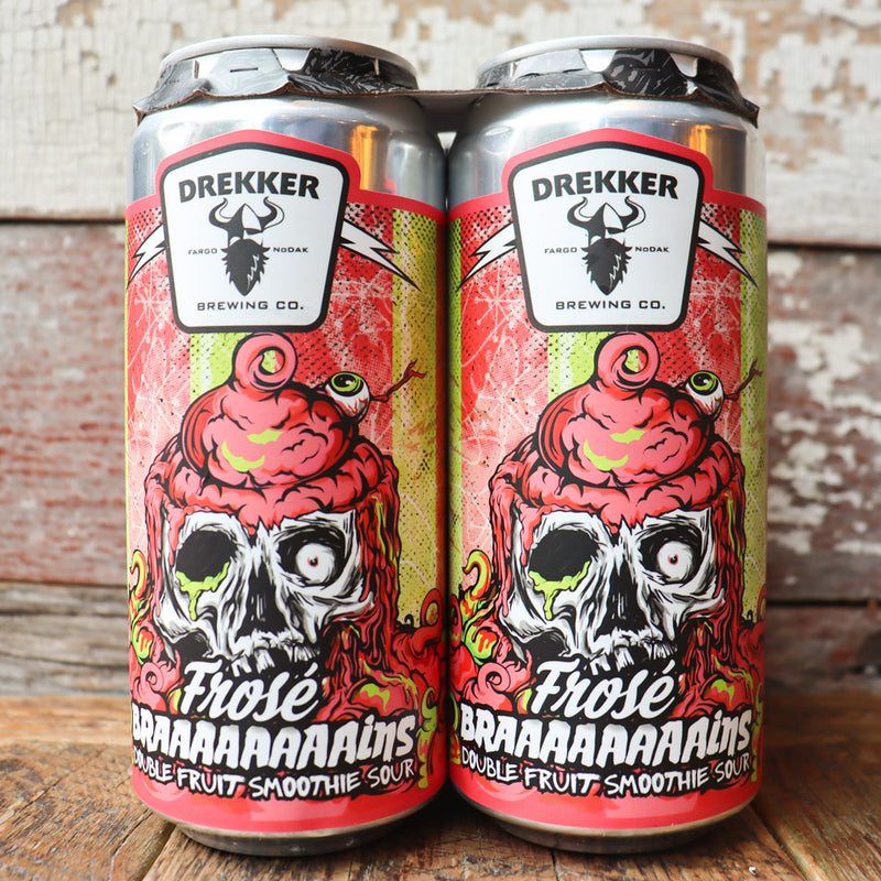 Drekker Brains Double Fruit Smoothie Sour Frose 16 FL. OZ. 4PK Cans