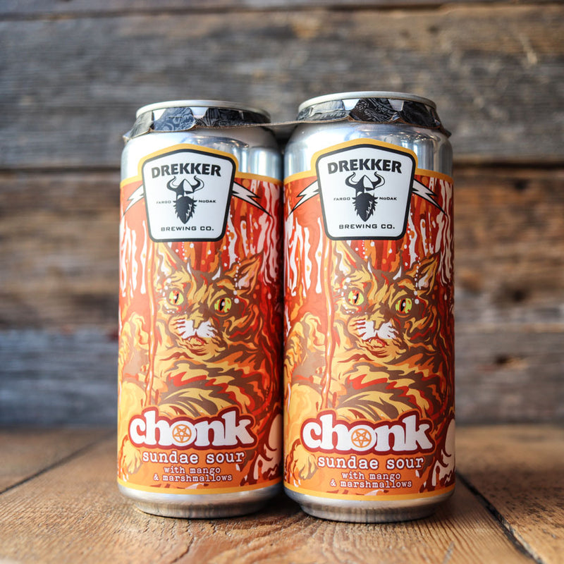 Drekker Chonk Mango And Marshmallow Sundae Sour 16 FL. OZ. 4PK Cans