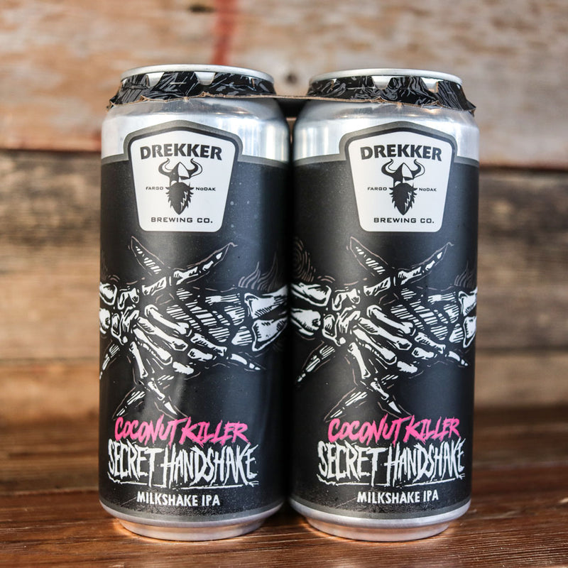 Drekker Coconut Killer Secreet Handshake Milkshake IPA 16 FL. OZ. 4PK Cans