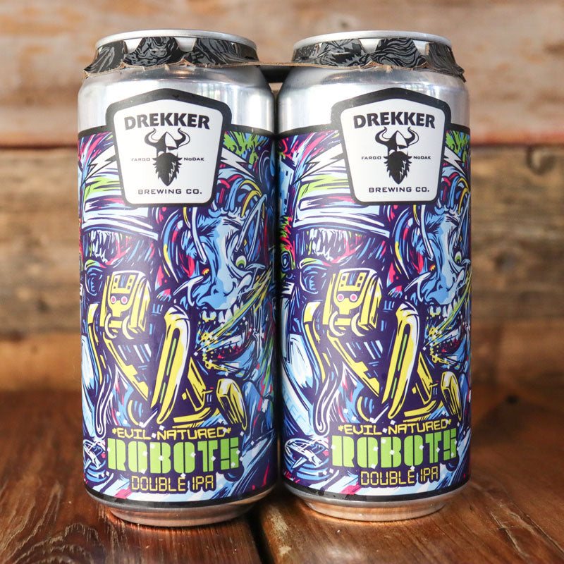 Drekker Evil Natured Robots DIPA 16 FL. OZ. 4PK Cans