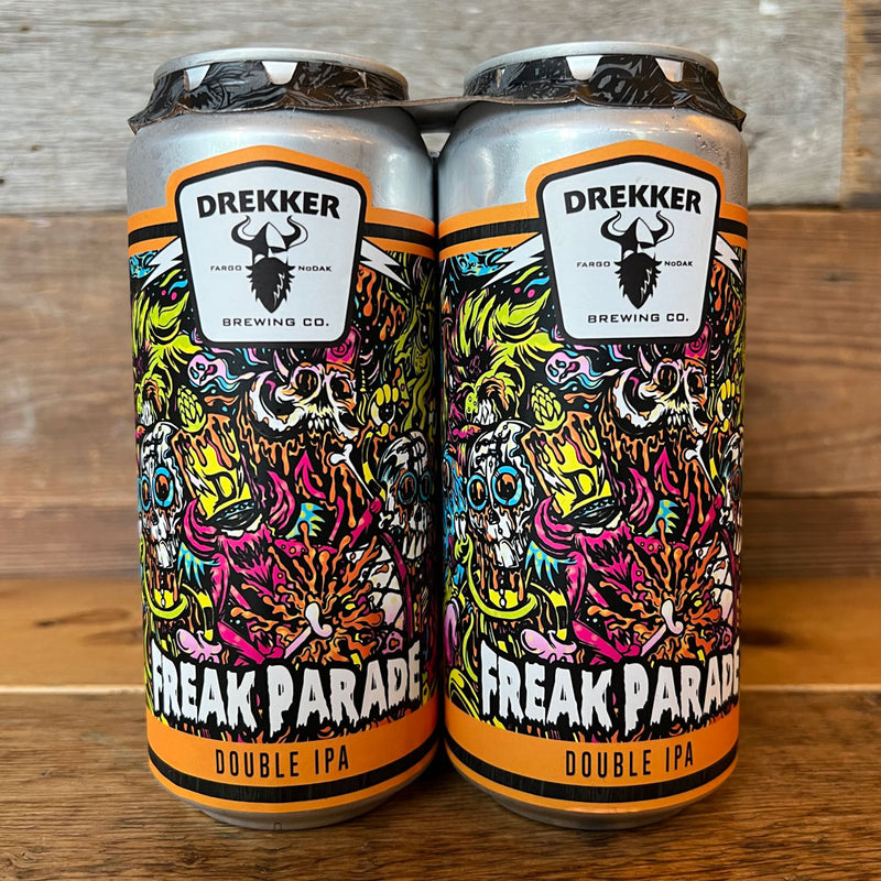 Drekker Freak Parade DIPA 16 FL. OZ. 4PK Cans