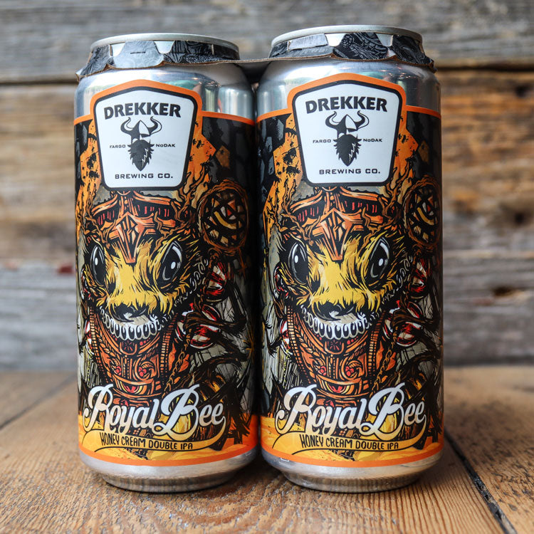 Drekker Royal Bee Honey Cream DIPA 16 FL. OZ. 4PK Cans