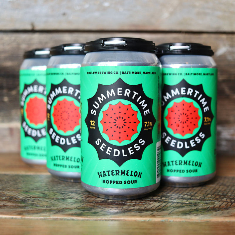 Duclaw Summertime Seedless Watermelon Hopped Sour 12 FL. OZ. 6PK Cans