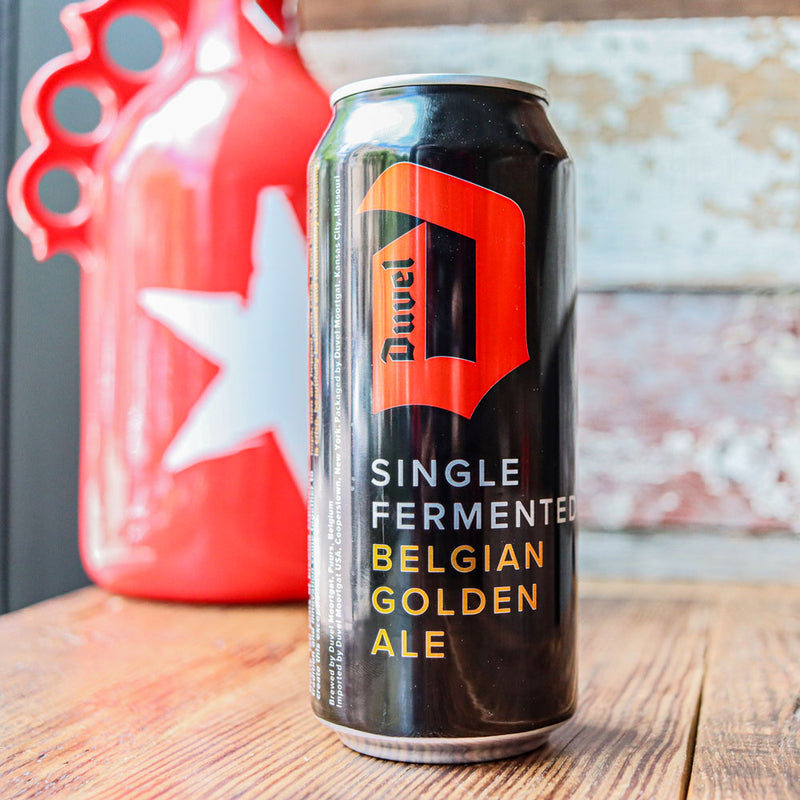 Duvel Single Fermented Belgian Golden Ale 16 FL. OZ. Can