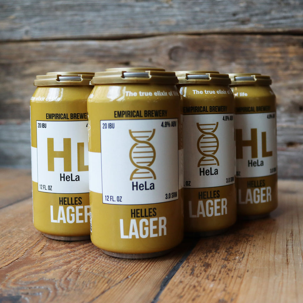 Empirical HeLa Helles Lager 12 FL. OZ. 6PK Cans