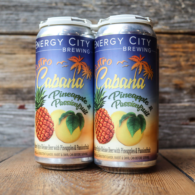 Energy City Bistro Cabana Pineapple Passionfruit Berliner Weisse 16 FL. OZ. 4PK Cans