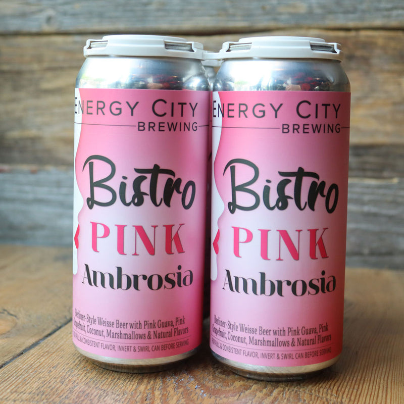 Energy City Bistro Pink Ambrosia Berliner Weiss 16 FL. OZ. 4PK Cans