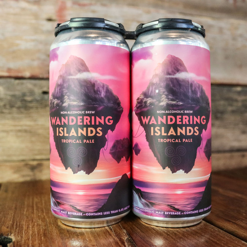 Well Being 4 Hands Nonalcoholic Wandering Islands Tropical Pale 16 FL. OZ. 4PK Cans