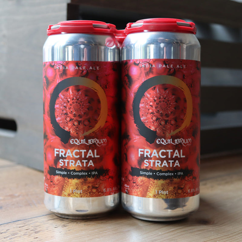 Equilibrium Fractal Strata IPA 16 FL. OZ. 4PK Cans