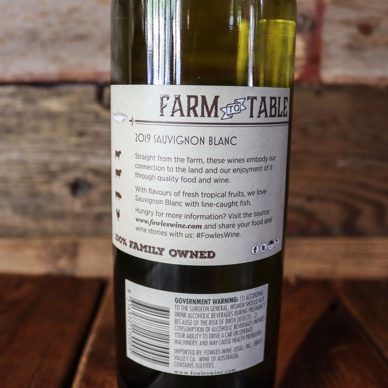 Fowles Wine Farm to Table Sauvignon Blanc California 750ml