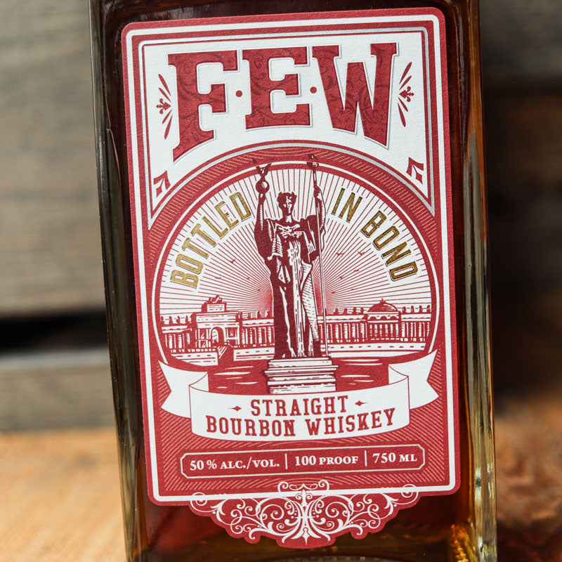 FEW Bottled In Bond Bourbon Whiskey 750ml.