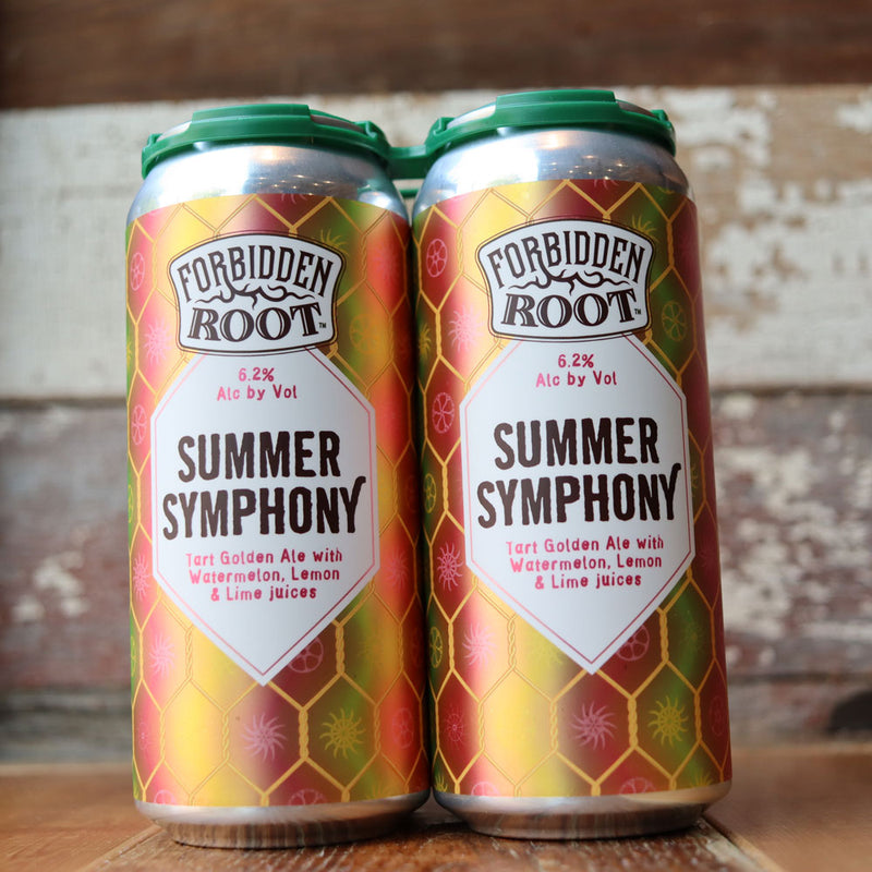 Forbidden Root Summer Symphony Tart Golden Ale 16 FL. OZ. 4PK Cans