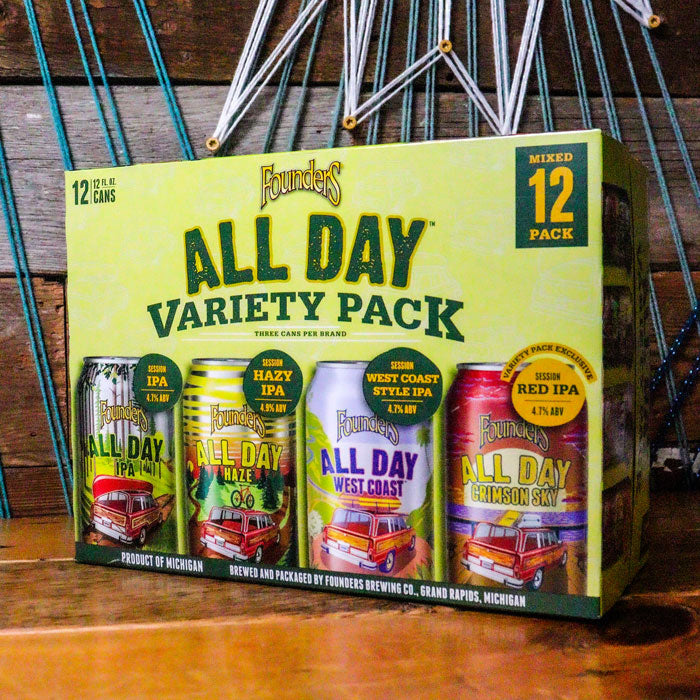 Founders All Day Variety Pack 12 FL. OZ. 12PK Cans