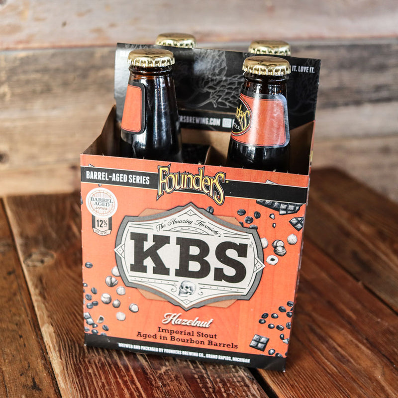 Founders KBS Hazelnut Imperial BA Stout 12 FL. OZ. 4PK Cans