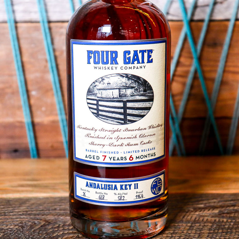 Four Gate Andalusia Key II Finished Bourbon Whiskey 750ml.