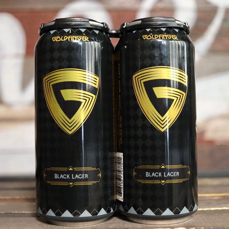 Goldfinger Black Lager 16 FL. OZ. 4PK Cans