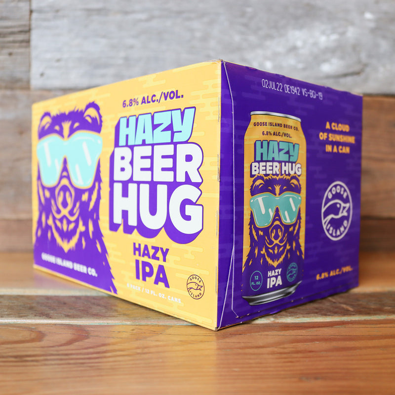 Goose Island Hazy Beer Hug Hazy IPA 12 FL. OZ. 6PK Cans